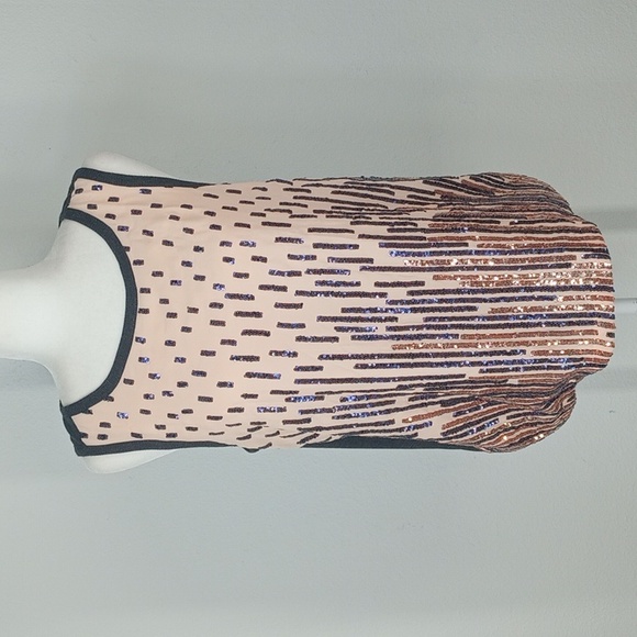 Anthropology Tiny Auberte Beaded Top Size Medium - Picture 3 of 11